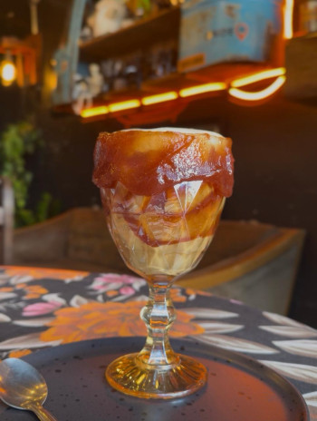 Cappuccino com borda goiabada Ice